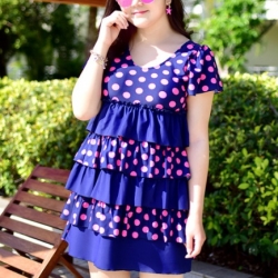 ชุดว่ายน้ำคนอ้วน พร้อมส่ง :ชุดว่ายน้ำไซส์ใหญ่สีน้ำเงินกรมแต่งระบายลายจุดสีชมพูผูกโบว์ด้านหลัง. มีกางเกงขาสั้นด้านในแบบเก๋สวยมากๆจ้า:รอบอก42-52นิ้ว เอว36-46นิ้ว สะโพก42-54นิ้วจ้า