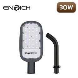 โคมไฟถนน LED 30W ENRICH OVATE พร้อมขายึดโคม