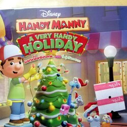 vcd การ์ตูน handy manny - very handy holiday แมนนี่ยอดคน วิ่งวุ่นวันเทศกาล disney's