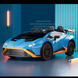 *ลิขสิทธิ์แท้*รถแลมโบกินีHuracanSTO*ดริฟได้, มอเตอร์แรง120W* (2มอเตอร์ แบต12v10a, มีโช้คนิ่ม, มีรีโมทบูลทูธ, เปิดประตูได้) สวยเท่ส์เครื่องแรงจัด