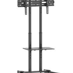 ขาตั้งพื้นทีวีมีล้อเลื่อน 32-65 นิ้ว สีดำ รุ่น MT-F1700