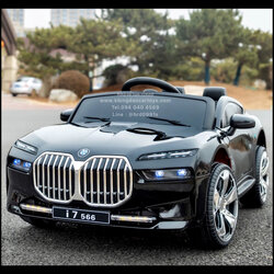 รถเด็กแบตเตอรี่BMWi7*สีสวยพิเศษสมจริง*(บังคับบนมือถือได้, 2มอเตอร์, 2แบต12V4.5a, ออกตัวสมูท, เล่นบลูทูธ USB AUXได้, มีรีโมทบูลทูธ, มีโช้ค, เปิดประตู)