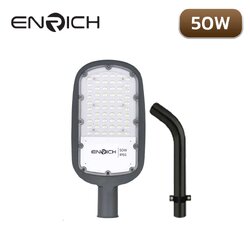 โคมไฟถนน LED 50W ENRICH OVATE พร้อมขายึดโคม