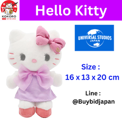 [PRE-ORDER] Hello Kitty ตุ๊กตาคิตตี้ Universal Studio Japan ยูนิเวอร์แซล USJ Size S ハローキティぬいぐるみ