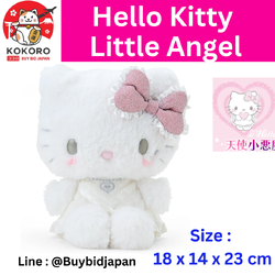 [PRE-ORDER] ตุ๊กตา คิตตี้ สีขาว นางฟ้าตัวน้อย Hello Kitty Little Angel นำเข้าจากญี่ปุ่น Sanrio Japan ハローキティ ぬいぐるみ 天使（天使小悪魔デザイン）