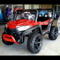 รถเด็กแบตเตอรี่จิ๊ปสปอตมินิ 💥ใช้มือถือบังคับได้💥(โยกแบบสไลด์, 2มอเตอร์2แบต, ออกตัวสมูท, รีโมทบูลทูธ, มีโช้ค, มีประตูเปิดได้)