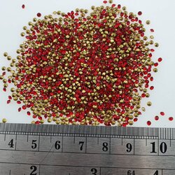 เพชรตูดแหลม เพชรก้นแหลม เพชรเทียม เพชรกระจก เพชรคริสตัล พลอยกระจก สีแดง ขนาดต่างๆ