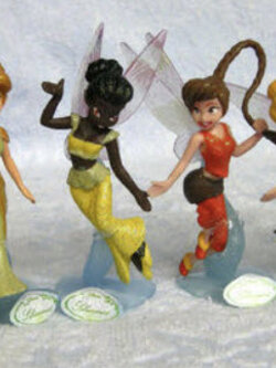 ทิงเกอร์เบลล์-ปีเตอร์ แพน สไตล์ยุโรป ชุด 6 ตัว ขนาด 4 นิ้ว