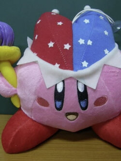 Kirby ขนาด 8-9 นิ้ว มีห่วงเชือกและจุ๊บยาง