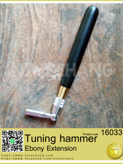 16033 Ebony extension Watanabe tuning hammer