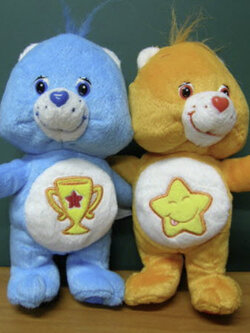 แพ็คคู่ Champ Bear กับ Laugh-A-Lot Bear ขนาด 7 นิ้ว (มือสอง)