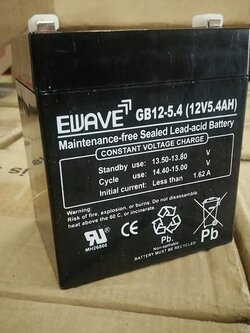 12V 5.4AH EWAVE