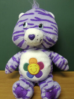 Harmony Bear ลายสีม่วง ขนาด 8 นิ้ว (มือสอง)