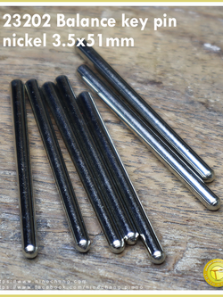 23202 Balance key pin nickel 3.5x51mm