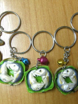 พวงกุญแจปลาทู ชุด 5 อัน