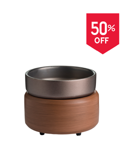 FRANGRANCE WARMER PEWTER WALNUT (สินค้ามีตำหนิ บริเวณถาดลอก)