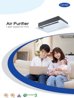 เครื่องฟอกอากาศ CARRIER รุ่น CARR-AP0901UPT-UV (1 WAY) (สำหรับพื้นที่ 70 - 90 ตร.ม.)