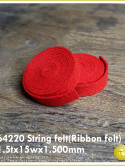 64220 String felt(Ribbon felt) 1.5tx15wx1.500mm