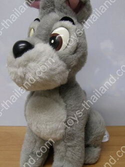 สุนัข แทร๊มพ์ (Tramp) สีเทา ขนาด 9 นิ้ว