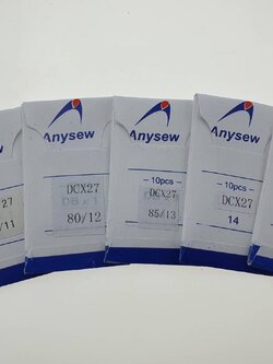 เข็มจักรโพ้งอุตสาหกรรม จำนวน 10 เล่ม เข็ม DC เข็มก้นใหญ่ เป็น เข็มเย็บสำหรับจักรโพ้งอุตสาหกรรมและเย็บผ้ายืดได้ดี ทั่วไป