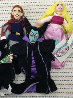 ชุดรวมการ์ตูนหลัก 4 ตัว "เจ้าหญิงนิทรา" (Sleeping Beauty) ขนาด 7-10 นิ้ว