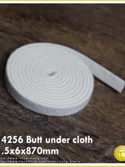 14256 Butt under cloth 1.5 x 6 x 870 mm