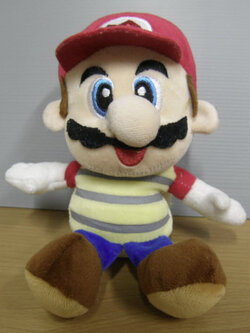 ตุ๊กตาแขวน Mario หมวกแดง ขนาด 8 นิ้ว (มือสอง)