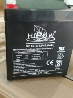 12V 5AH HIPOW