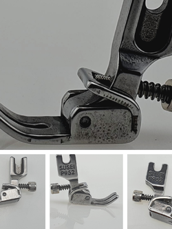 ตีนผีย่นปรับความย่นได้ P952 เป็นตีนผีมาตรฐานตัวหนึ่งที่ช่างเย็บผ้ามีทุดคน สามาถเย็บย่นมากหรือน้อยได้โดยการปรับเกรียว