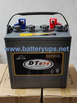 8V 170AH LEOCH แบตเตอรี่รถกอล์ฟ รถไฟฟ้าจะเป็นประเภท Deep Cycle