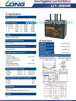 12V 36AH LONG