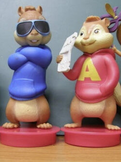 โมเดลตัวการ์ตูน ชุด 4 ตัว ขนาด 4 นิ้ว