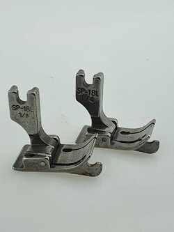 ตีนผีกั้นซ้าย SP-18L สำหรับ เย็บและกั้นระยะเช่น คิ้ว สำหรับจักรเข็มเดี่ยวอุตสาหกรรม