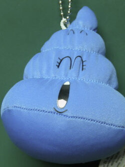 อุนจิ (Unchi) ขนาด 3.5 นิ้ว สีฟ้า