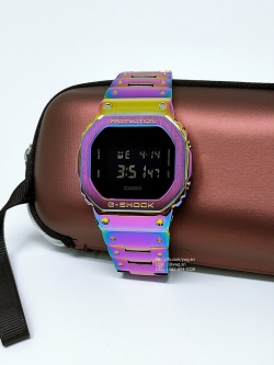 G-SHOCK CUSTOM รุ่น DW-5600 กรอบสายเหล็กไทเทหน้าดำ