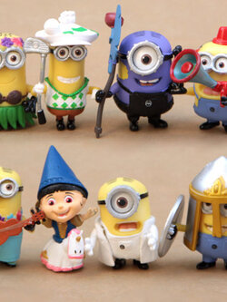 โมเดล Minion แต่งชุด 8 ตัว / ชุด