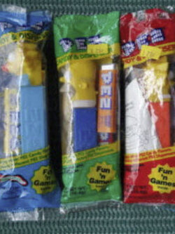 The Simpsons Pez Dispensers ครบชุด 5 ชิ้น