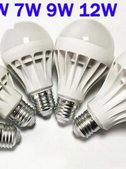 12v 3w (สีขาว) ขั้วE27