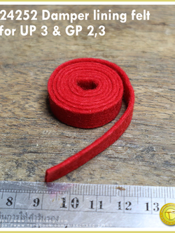 24252 Damper lining felt for UP 3 & GP 2,3