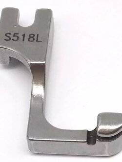 ตีนผี ซิบ S518L ตีนผีติดซิบสำหรับจักรอุตสาหกรรมเข็มเดียวใช้ เย็บง่ายได้งานออกมาสวยตะเข็บสม่ำเสมอ