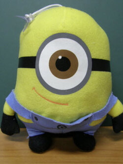 Minion Stuart ขนาด 6 นิ้ว มีจุ๊บยาง