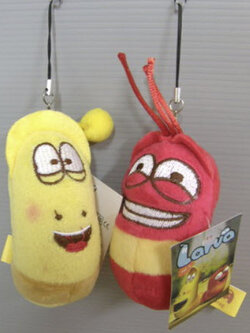 ตุ๊กตาห้อยโทรศัพท์มือถือ Larva แพ็คคู่