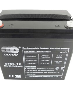 12V 55AH OD OUTDO