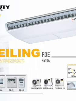 แอร์ MITSUBISHI HEAVY DUTY แบบแขวนใต้ฝ้า ขนาด 18,252 BTU รุ่น FDE50CNVX-S1-WL/FDC50CNVX-S1 (FIXED SPEED)(FDE SERIES)