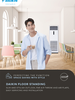 แอร์ DAIKIN แบบตู้ตั้ง ขนาด 41,300 BTU รุ่น FVRN42BXV1S/RR42DAXY1S (FIXED SPEED)(FVRN SERIES)