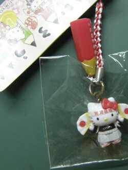 ที่ห้อยมือถือคิตตี้ ขนาดโมเดล 1 นิ้ว