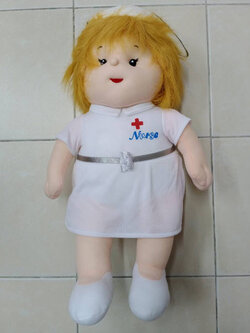 ตุ๊กตาคุณพยาบาล นางพยาบาล สูง 50 ซ.ม. (20 นิ้ว) นั่งได้