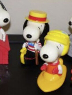 โมเดลสนูปปี้ (Snoopy) 6 แบบ ขนาด 7 นิ้ว (McDonalds)