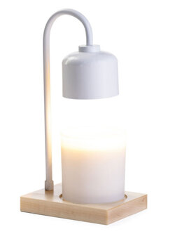 ARCHED CANDLE WARMER LAMP WHITE (ALWHW)