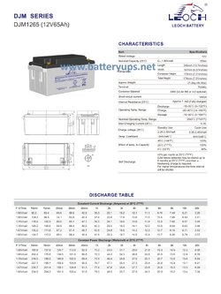 12V 65AH LEOCH